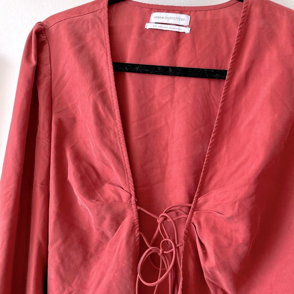 Urban Outfitters Front-Tie Shirt